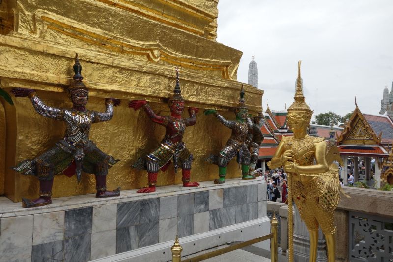 Urlaub Vietnam 2018 - Bangkok, Großer Palast