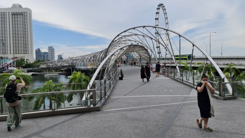 Koh Samui 2022 Sightseeing Singapur Supertrees und Marina Bay Sands