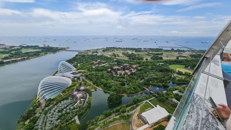 Koh Samui 2022 Sightseeing Singapur Supertrees und Marina Bay Sands
