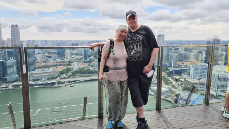 Koh Samui 2022 Sightseeing Singapur Supertrees und Marina Bay Sands