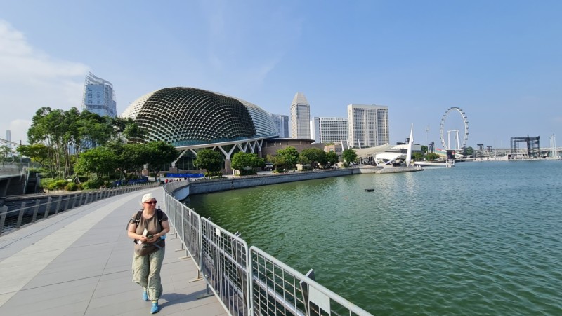 Koh Samui 2022 Sightseeing Singapur Supertrees und Marina Bay Sands