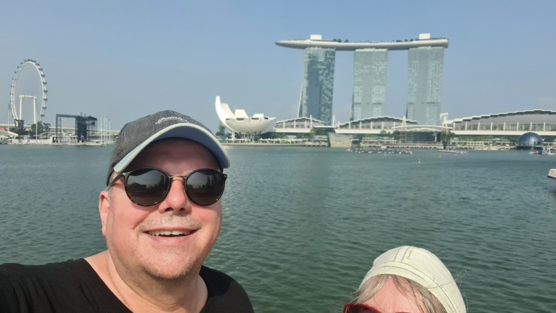 Koh Samui 2022 Sightseeing Singapur Supertrees und Marina Bay Sands