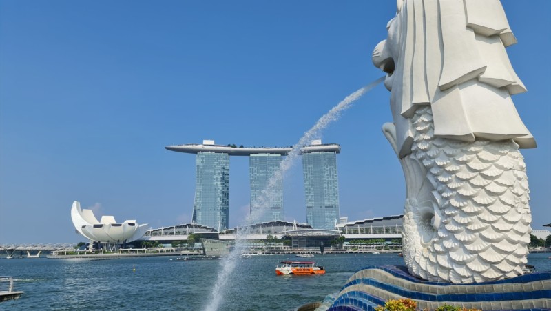 Koh Samui 2022 Sightseeing Singapur Supertreees und Marina Bay Sands