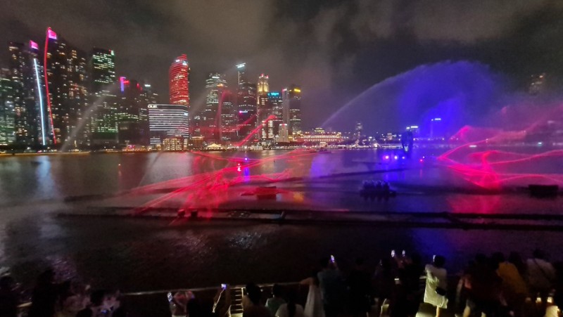 Koh Samui 2022 Sightseeing Singapur Feuerwerk