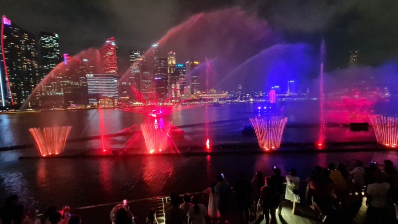 Koh Samui 2022 Sightseeing Singapur Feuerwerk