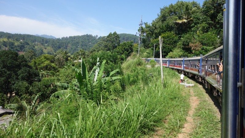 2023 Sri Lanka Zugfahrt von Ella nach Nanuoya